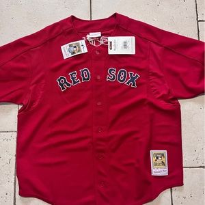 Mitchell & Ness Cooperstown Boston Red Sox Baseball Shirt Authentic David Ortiz